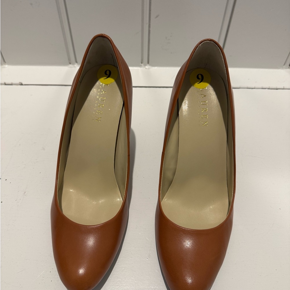 Ralph Lauren Brown Heels